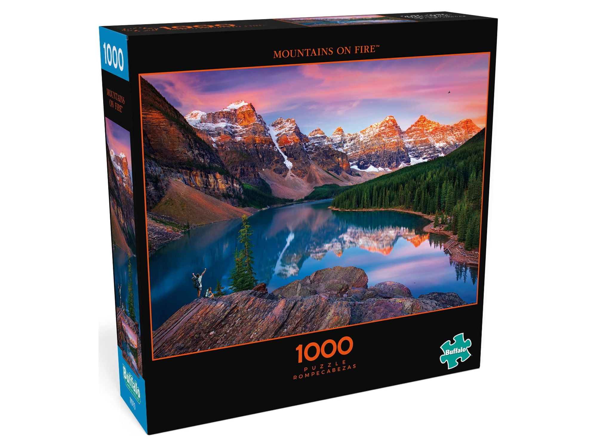 Buffalo Games Photography Series Mountains on Fire 1000-Piece Interlocking Jigsaw Puzzle for Adults Ages 14+