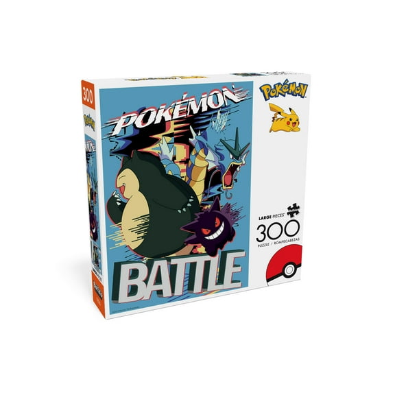 Buffalo Games Pokemon Battle Distortion 300-Piece Interlocking Jigsaw Puzzle for Adults Ages 14+