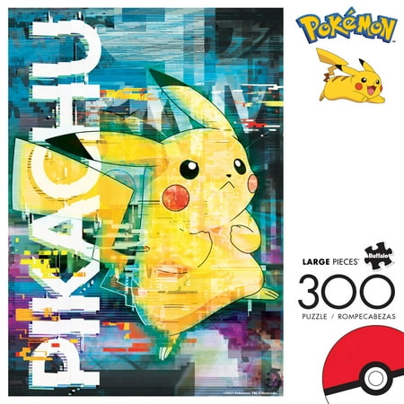 Buffalo Games Pokemon - Pikachu Distortion 300 Pieces Jigsaw Puzzle