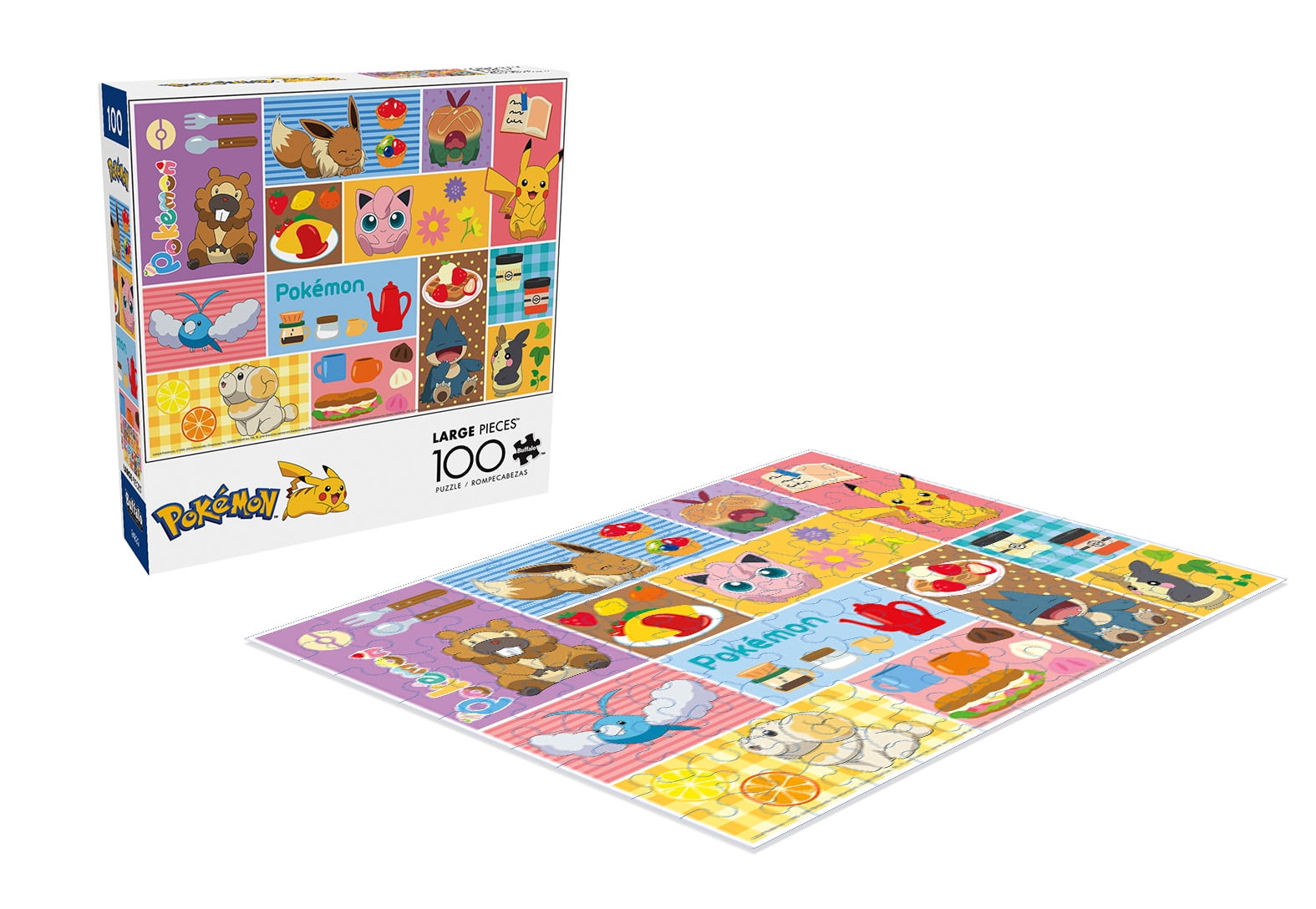 Buffalo Games Pokemon Treats 100-Piece 15 x 11-Inch Interlocking Jigsaw Puzzle for Children Ages 6+