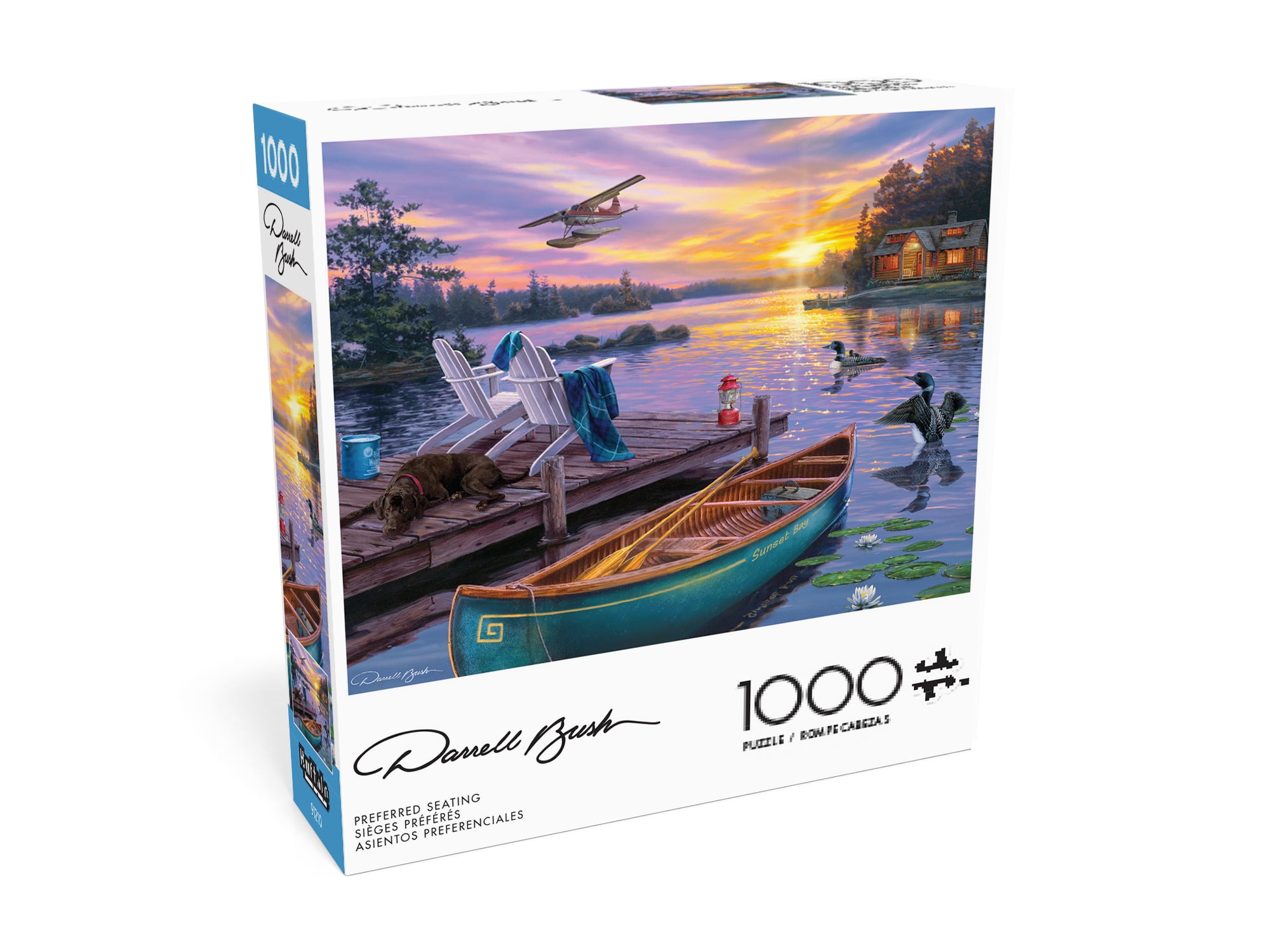 Buffalo Games Preferred Seating 1000-Piece 26.75 x 19.75-inch Interlocking Jigsaw Puzzle for Adults Ages 14+