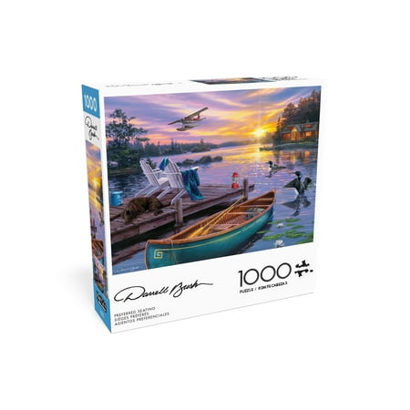 Buffalo Games Preferred Seating 1000-Piece 26.75 x 19.75-inch Interlocking Jigsaw Puzzle for Adults Ages 14+