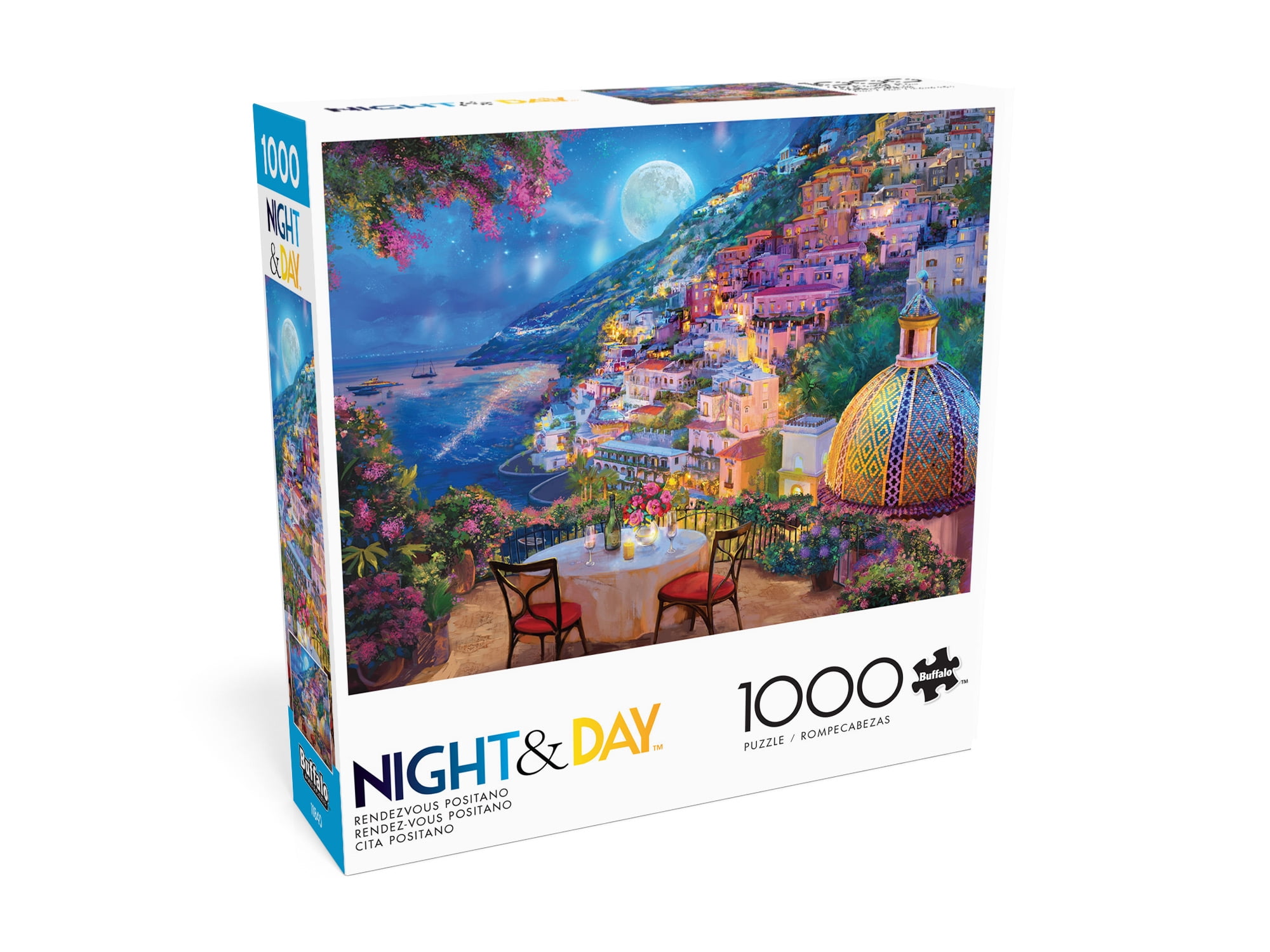 Buffalo Games Rendezvous Positano 1000-Piece 26.75 x 19.75-inch Interlocking Jigsaw Puzzle for Adults Ages 14+