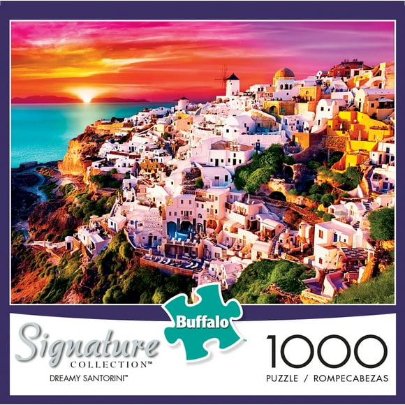 Buffalo Games - Signature Collection - Dreamy Santorini - 1000 Piece Jigsaw Puzzle