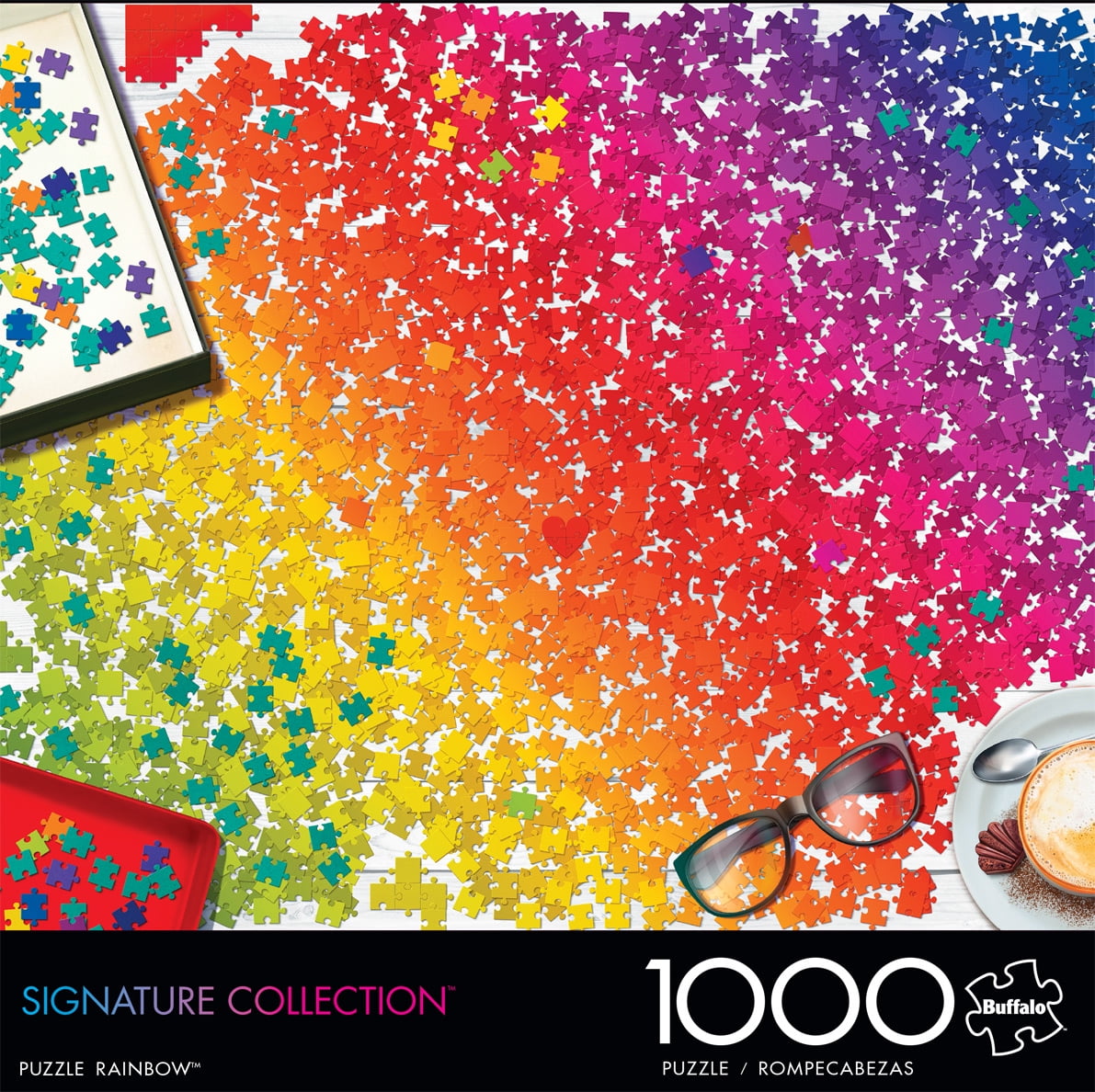 Buffalo Games Signature Collection Puzzle Rainbow 1000 Pieces