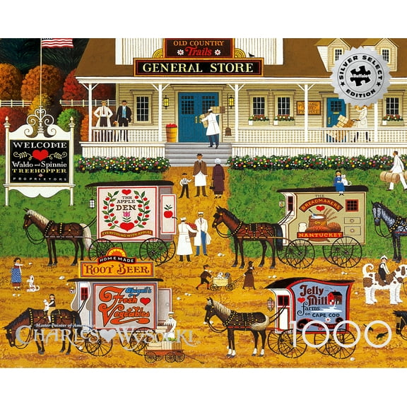 Buffalo Games Silver Select Storin' Up 1000-Piece Interlocking Jigsaw Puzzle for Adults Ages 14+