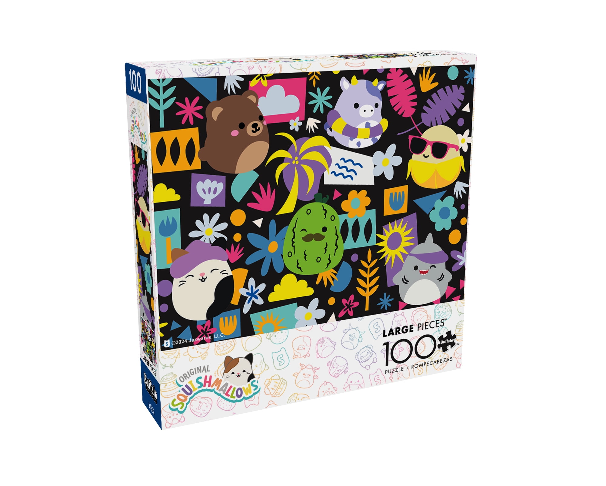 Buffalo Games Squishmallow Color Pop 100Piece 15 x 11Inch