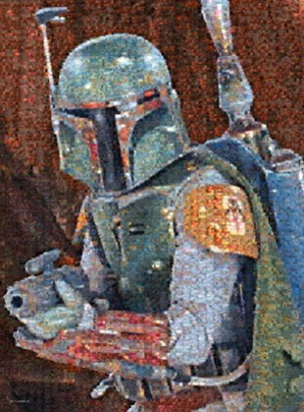 Buffalo Games Star Wars Photomosaic: Boba Fett - 1000 Piece Jigsaw Puzzle