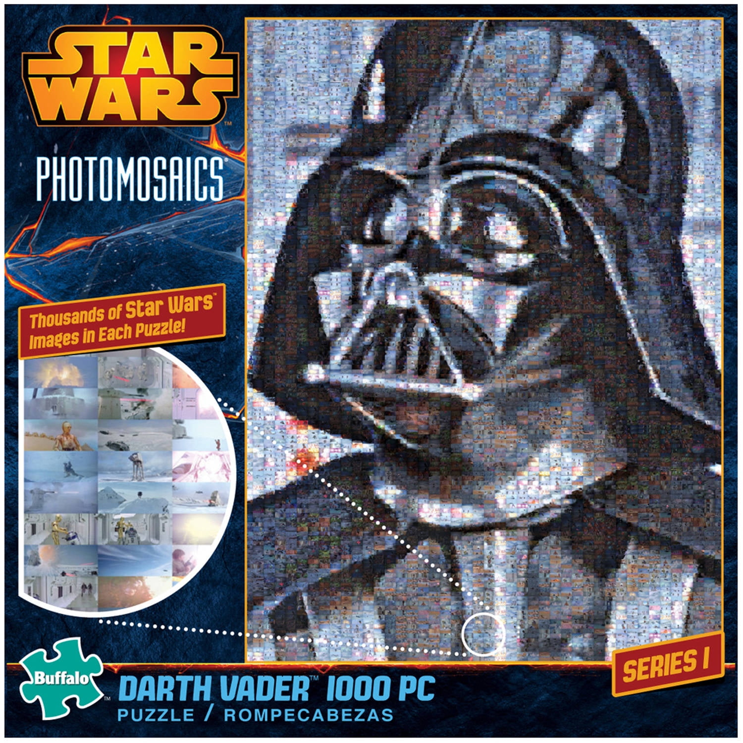 Buffalo Games Star Wars Darth Vader Photomosaic 1000 Piece Jigsaw