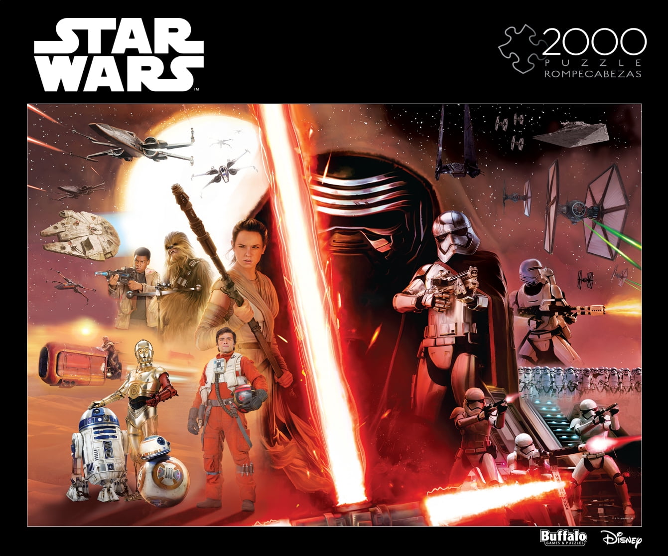 Buffalo Games Star Wars Puzzle, 2000 Piece - Walmart.com