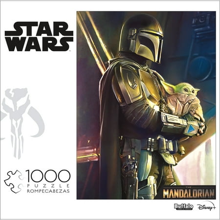 Buffalo Games Star Wars The Mandalorian - Wherever I Go, He Goes - 1000 Pieces Jigsaw Puzzle