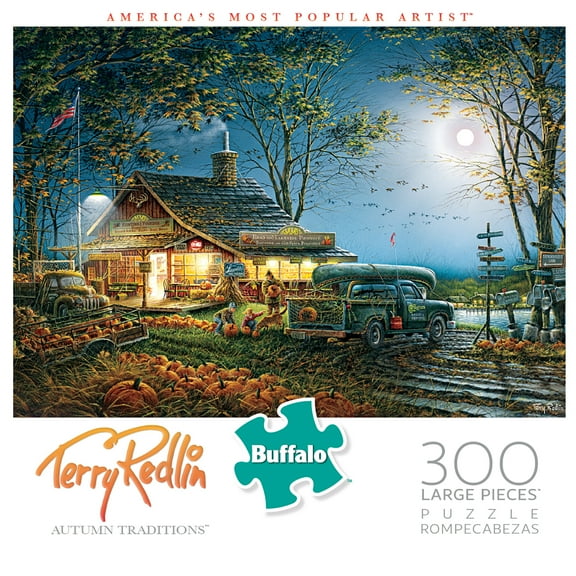 Buffalo Games - Terry Redlin - Autumn Traditions - 300 Large Piece Jigsaw Puzzle