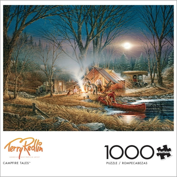 Buffalo Games - Terry Redlin - Campfire Tales - 1000 Piece Jigsaw Puzzle