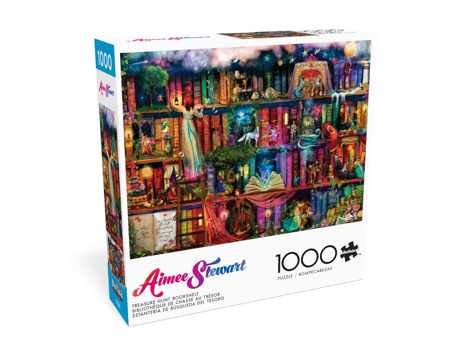 Buffalo Games - Notte e giorno - Rendezvous Positano - Puzzle da 1000 pezzi per adulti impegnativo puzzle perfetto per serate di gioco - Dimensioni del puzzle finito è 26,75 x 19,75