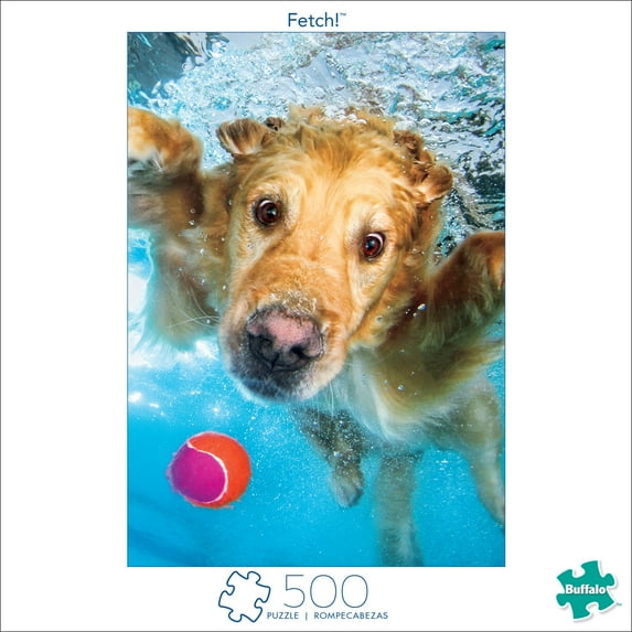 Buffalo Games - Underwater Dogs - Fetch! - 500 Piece Jigsaw Puzzle