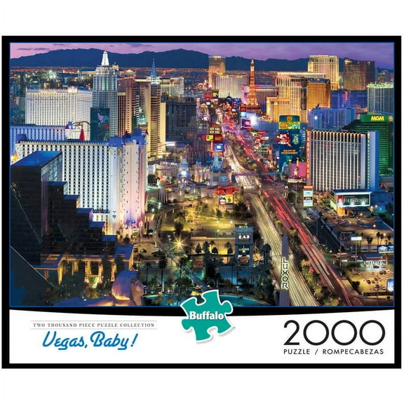 Buffalo Games - Vegas, Baby! - 2000 Piece Jigsaw Puzzle