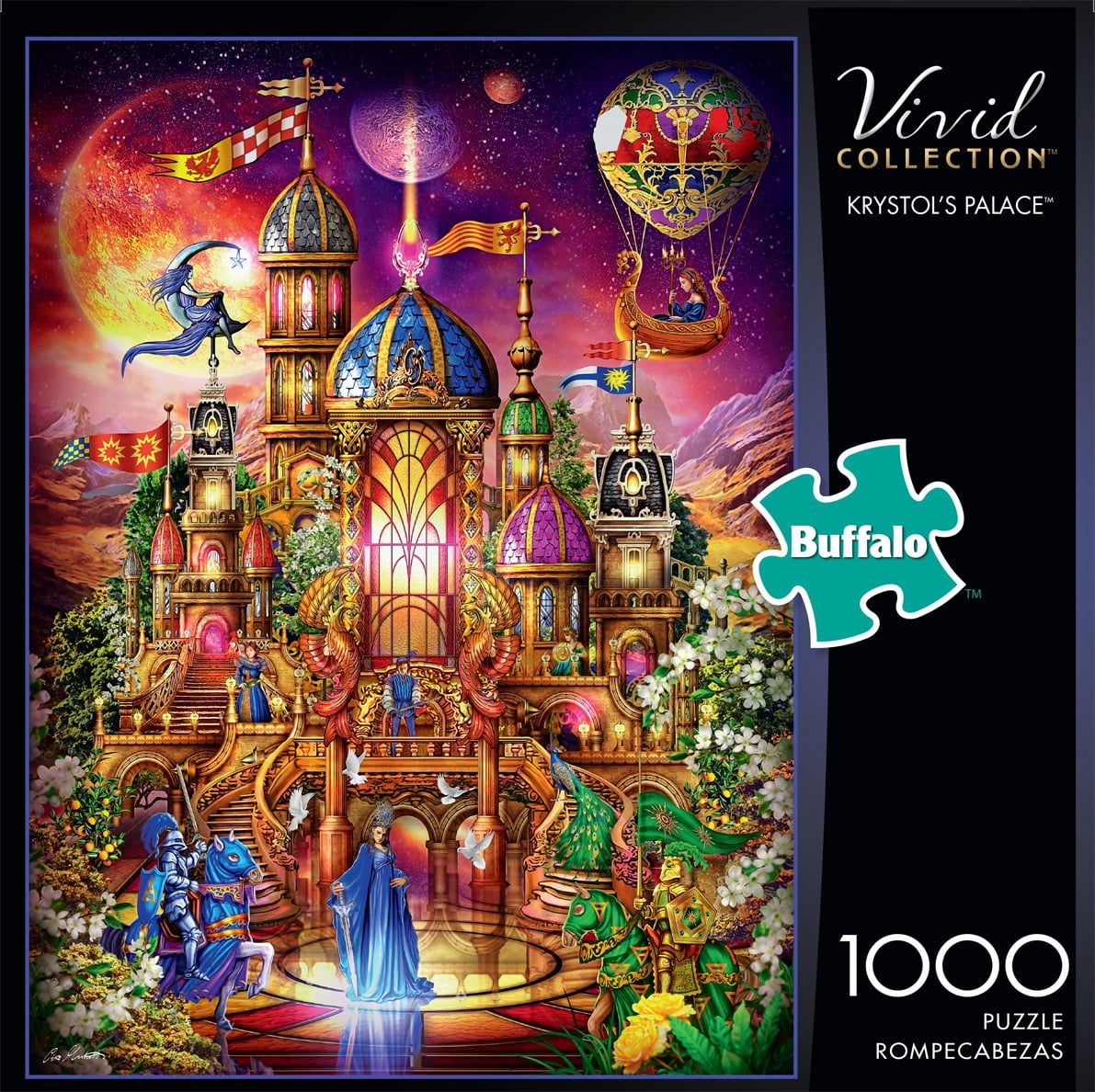 Buffalo Games Vivid Collection Krystol's Palace 1000 Pieces Jigsaw