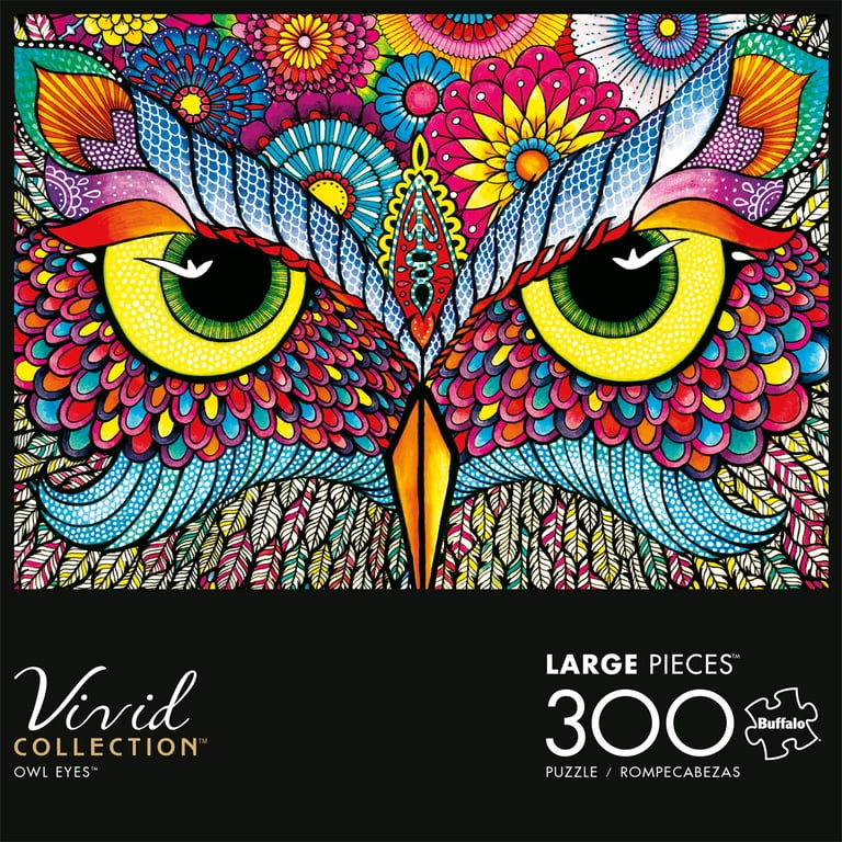 Buffalo Games Vivid Collection - Owl Eyes 300 Pieces Jigsaw Puzzle
