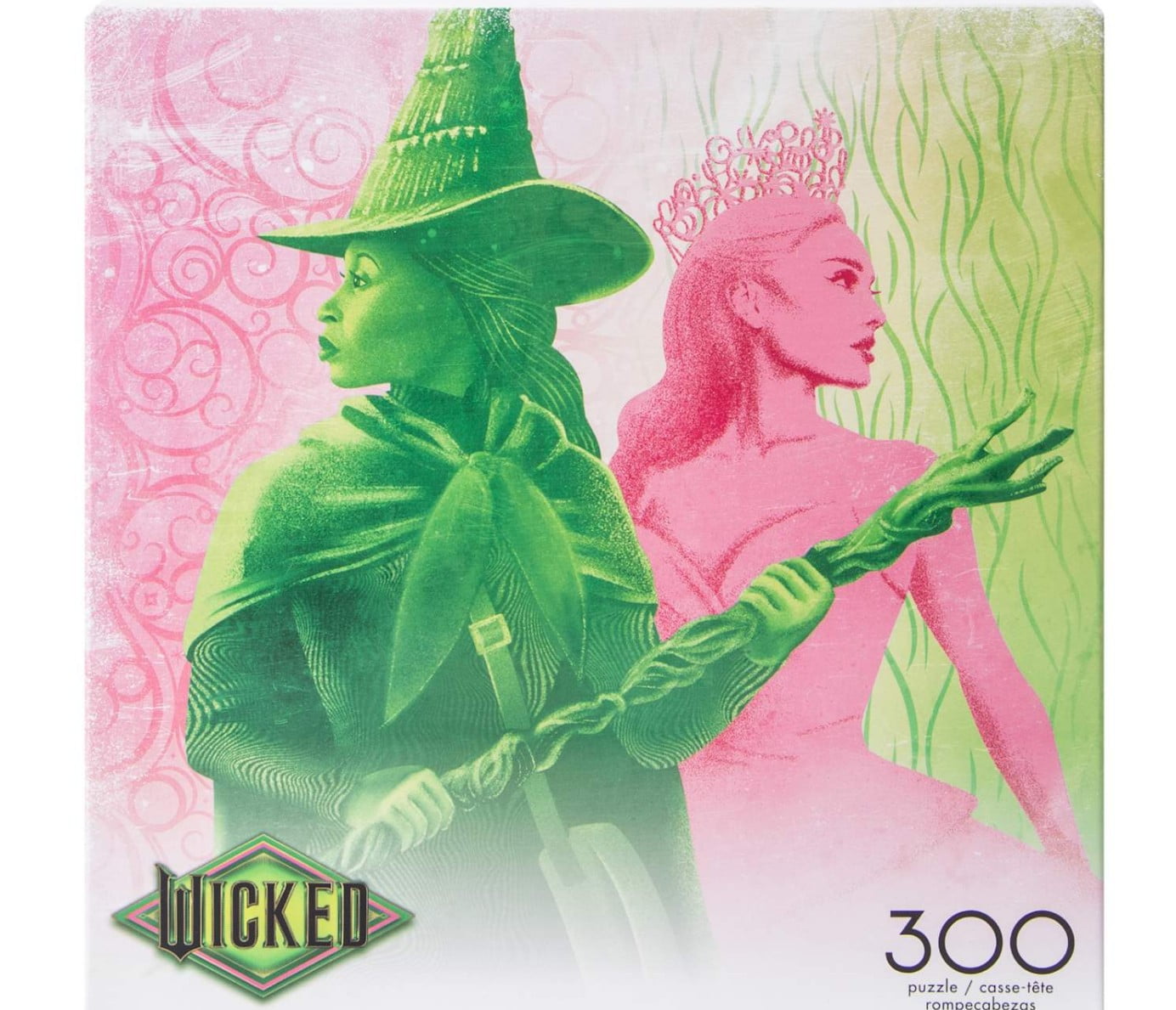 Buffalo Games Wicked Puzzle Pink Goes Good With Green 300 Piece Jigsaw Puzzle