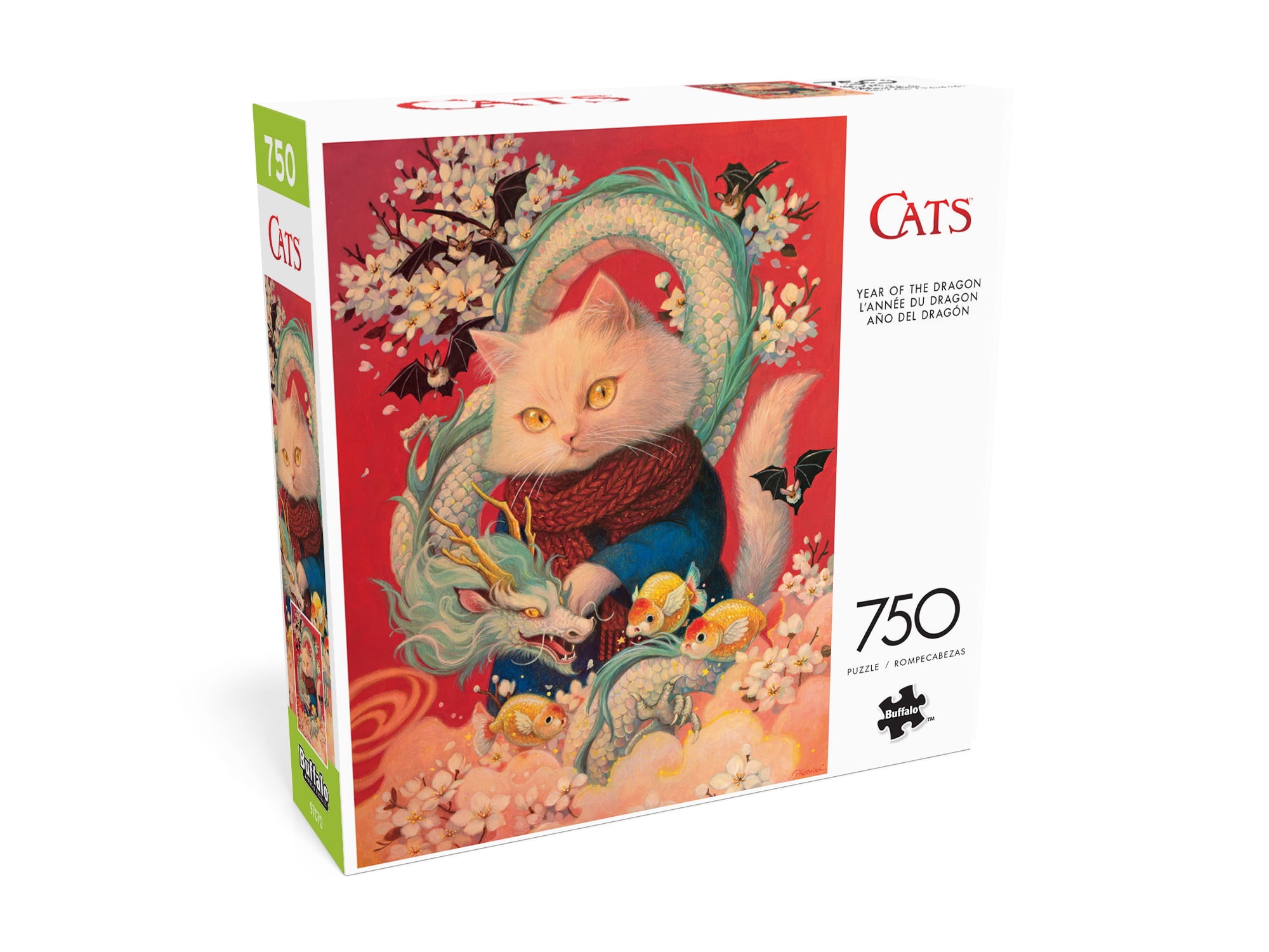 Buffalo Games Year of the Dragon 750-Piece Interlocking Jigsaw Puzzle for Adults Ages 14+