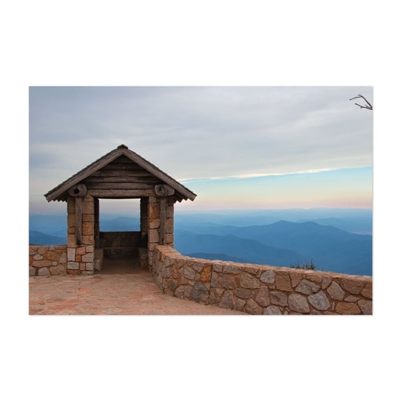 Buffalo Horn - Mount Buffalo Victoria Australia Photography Mountain Landscape Nature Scenic Rustic Sunset Architecture Unframed Wall Art Print 4 x 6 inches