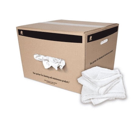 Buffalo Industries 25 lbs. Jumbo Turkish Toweling cloth Rags Box