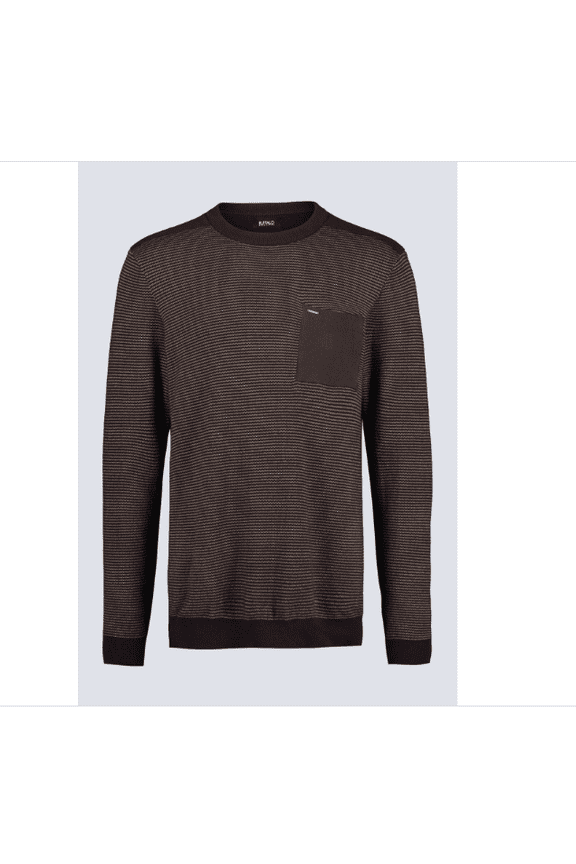 - Chandail En Tricot William , Brun Pour Hommes - Taille: M