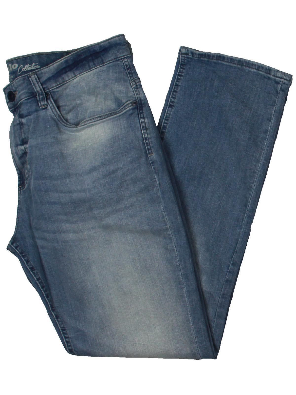 Buffalo Jeans Mens Denim Faded Straight Leg Jeans - Walmart.com