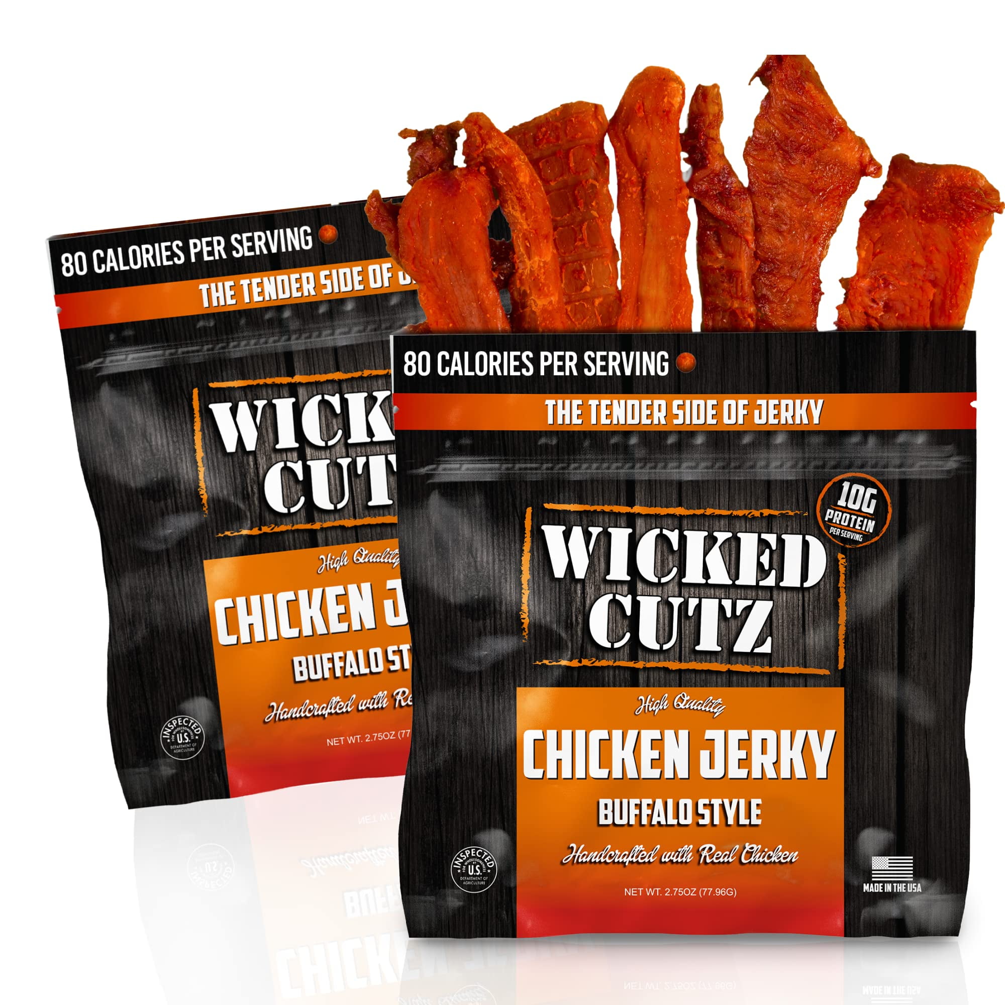 Buffalo Jerky YPF5 Tender, Flavorful, Easy to Chew Jerky for People