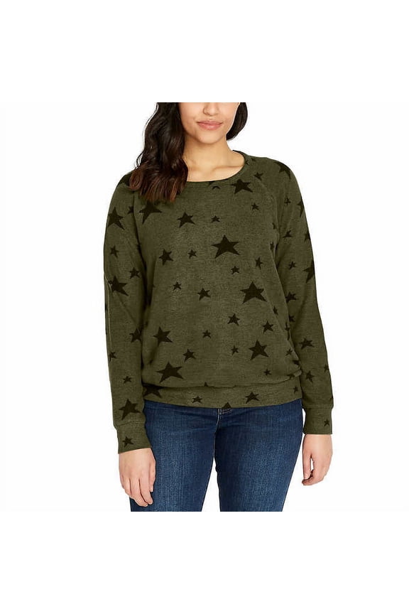 Buffalo Ladies’ Printed Cozy Top Color: Army Twinkle/Small