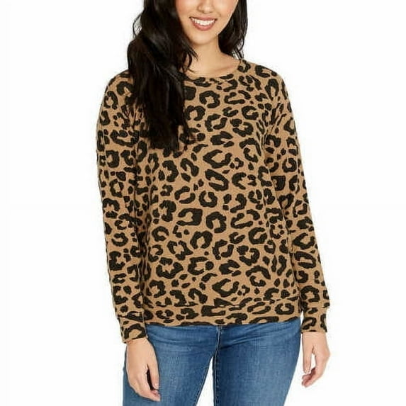 Buffalo Ladies' Printed Cozy Top Color Cheetah Gold
Size 2X