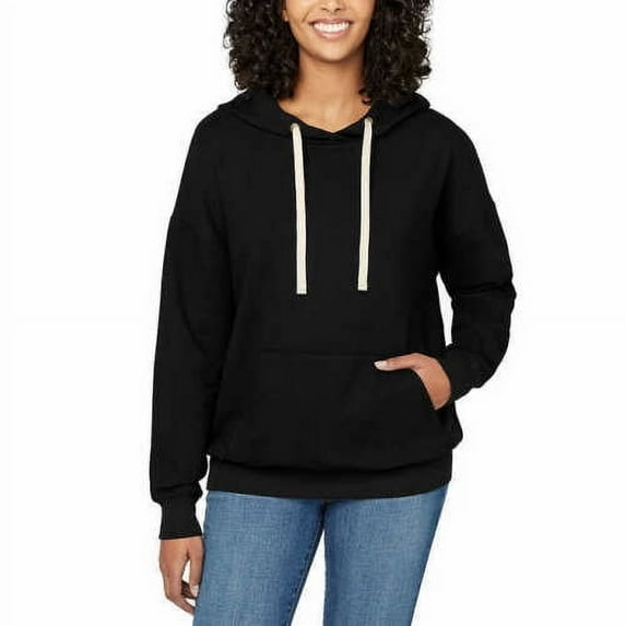 Buffalo Ladies' Super Soft Hoodie with Pocket 1610783 Size Small Color Black