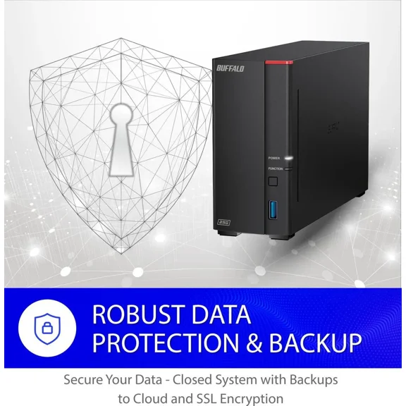 BUFFALO LinkStation 710 1-Bay Professional Network Storage 2TB (1X2TB) with Hard Drives Included - Hexa-core (6 Core) 1.30 GHz - 1 x HDD Supported - 1 x HDD Installed - 2 TB Installed HDD Capacity ...