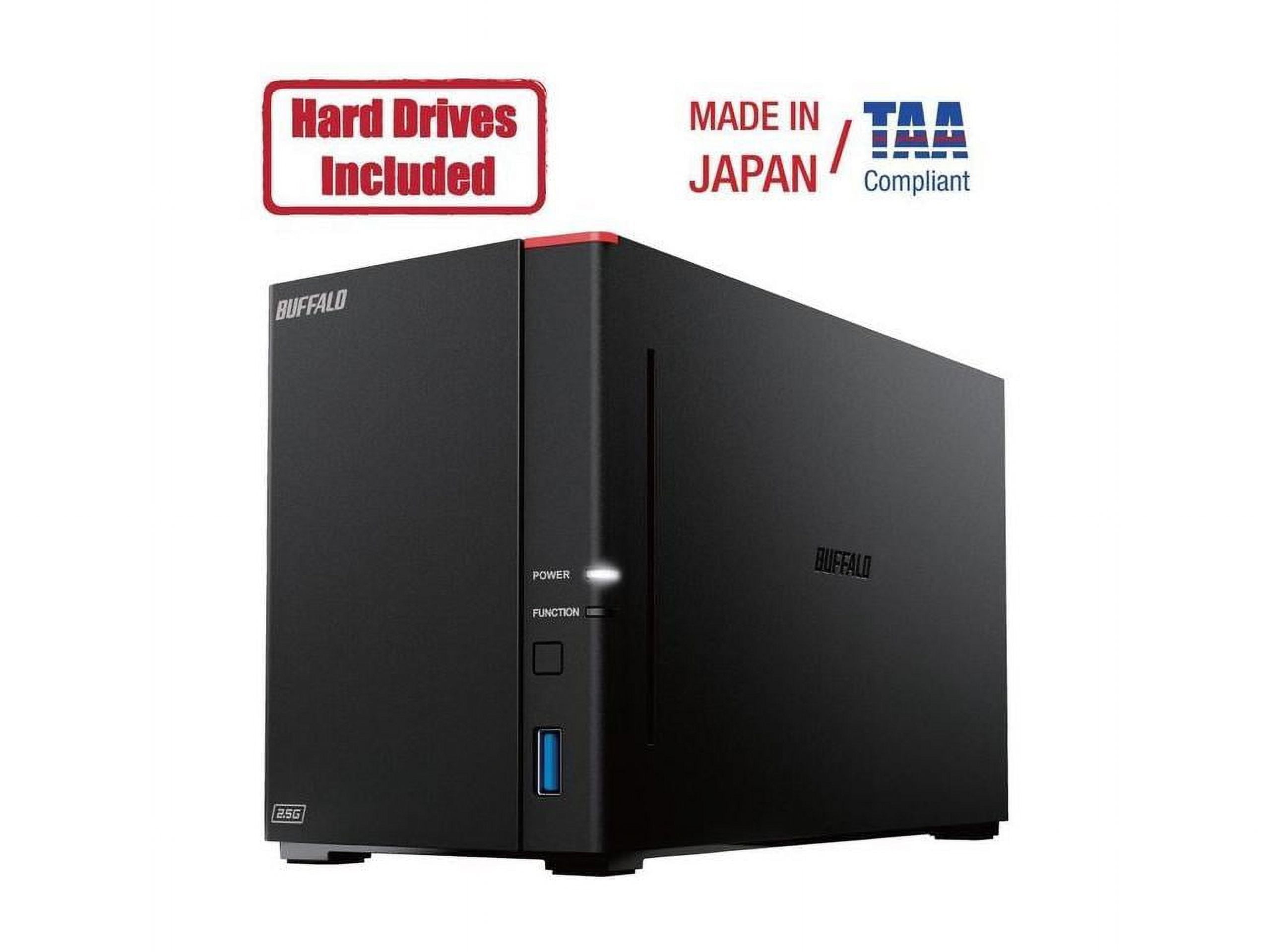 Buffalo LinkStation SoHo 720DB 4TB Hard Drives Included (2 x 2TB, 2 Bay) - - 1.30 GHz - 2 x HDD Supported - 2 x HDD Installed - 16 TB Installed HDD Capacity - 2 GB RAM - Serial ATA/600 Controller