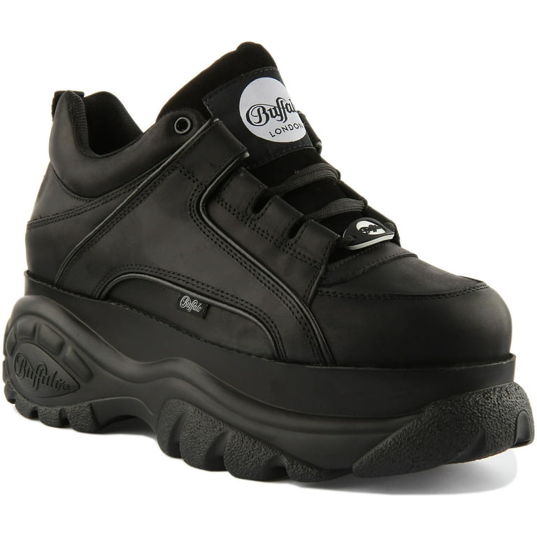 Buffalo - ☆me.☆ Buffalo London Women's Lace Up Leather Platform Trainers In
