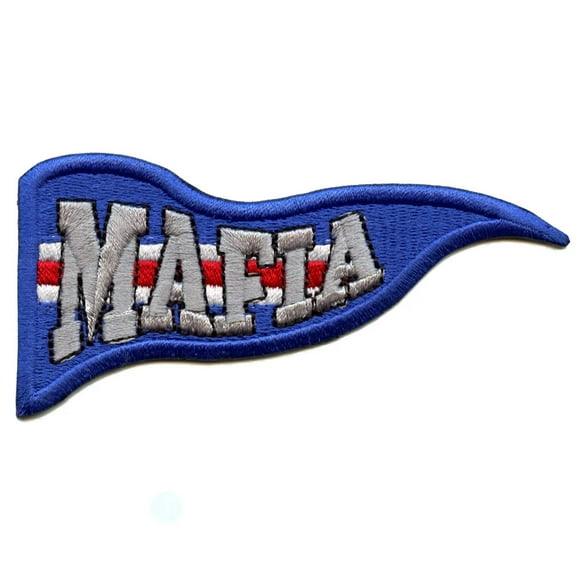 Buffalo Mafia Pennant Patch Football Sports Team Pennate Embroidered
