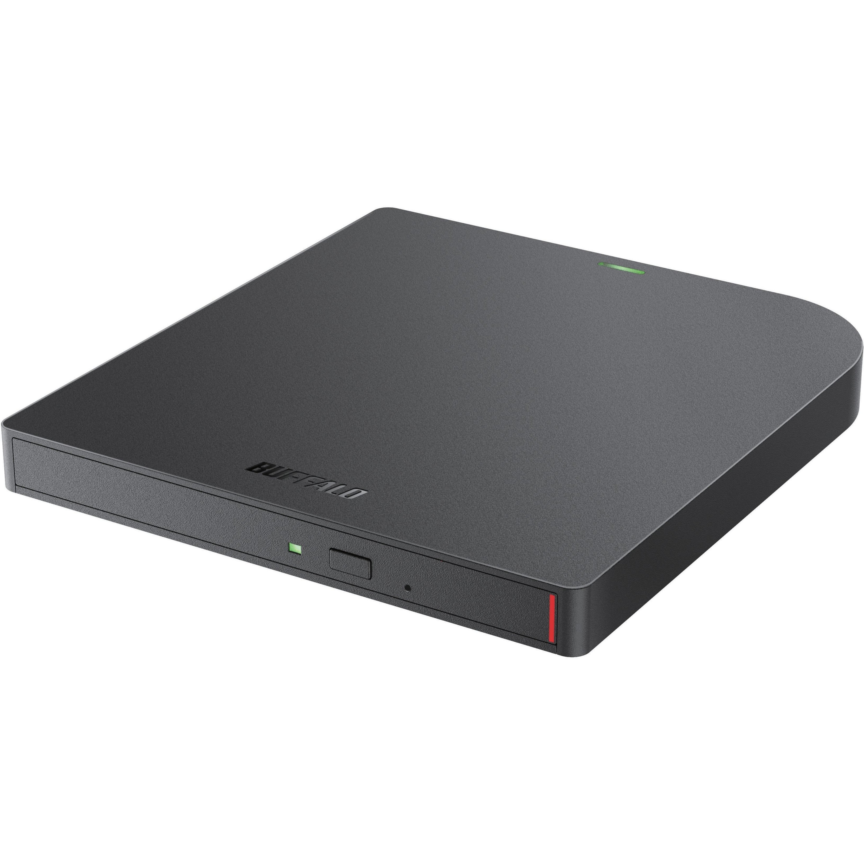 BUFFALOポータブルBlu-ray/DVDドライブ Buffalo, Portable Blu-ray Drive, BRXL-PUS6U3B, External USB 3.0