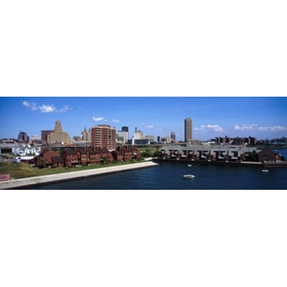 Buffalo NY Canvas Art - Panoramic Images (36 x 12)