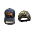thumbnail image 1 of Buffalo Native Pride Embroidered Baseball Caps - 2 Tone Color Uni-Sex Style  -- FREE USA Shipping--(Capnp357), 1 of 1