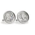 thumbnail image 1 of Buffalo Nickel Sterling Silver Cuff Links, 1 of 2