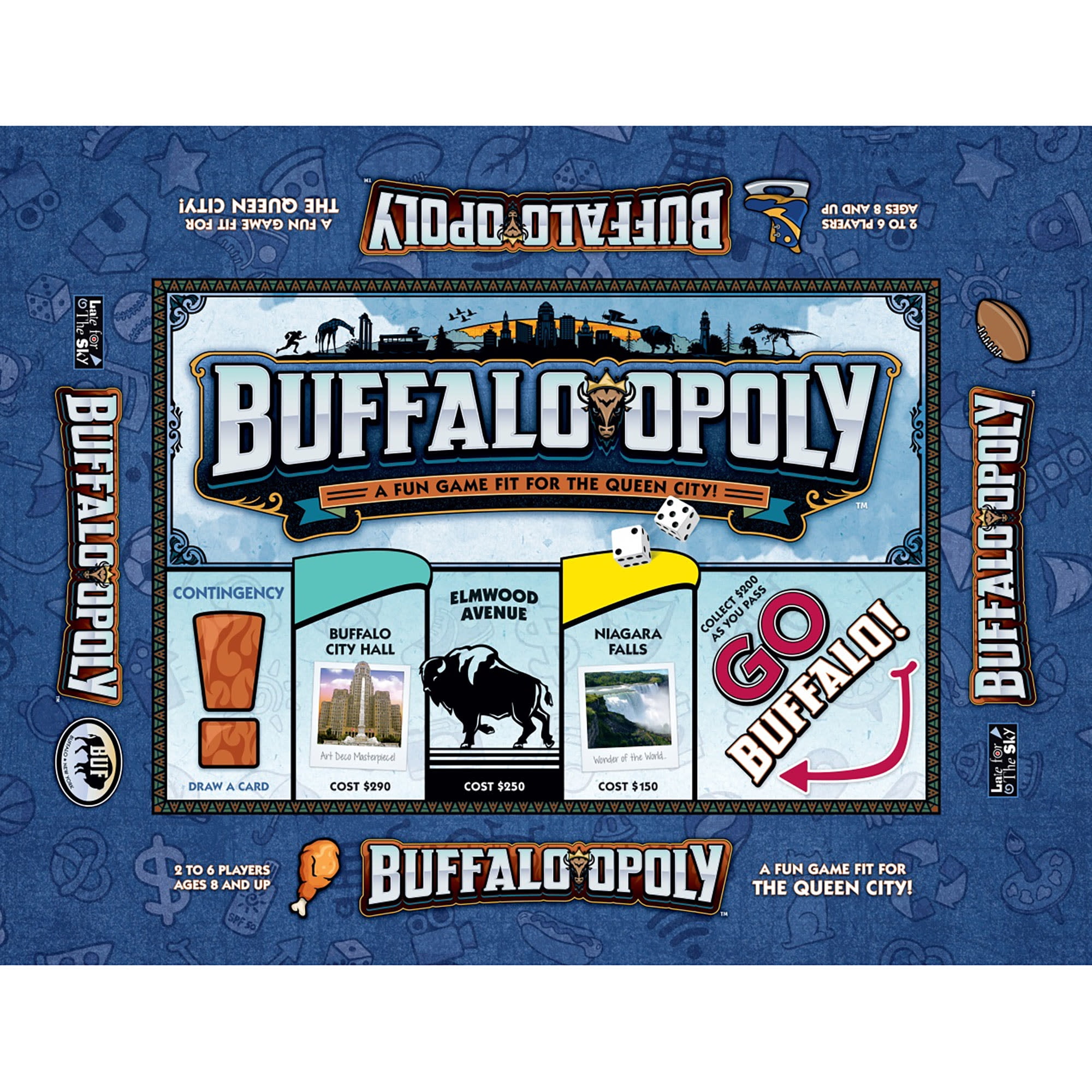 Buffalo-Opoly City Themed Family Board Game, 2-6 Players