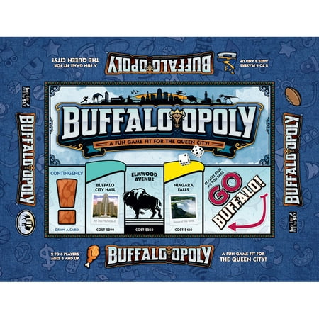Buffalo-Opoly City Themed Family Board Game, 2-6 Players