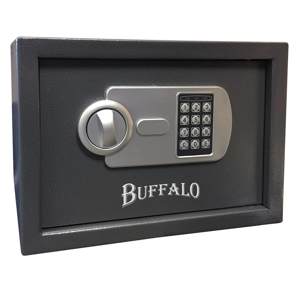 Buffalo Black Steel Electronic Keypad Personal Safe