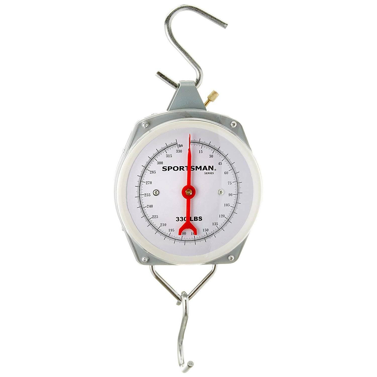 Buffalo Outdoors 330 Pound Mechanical Hanging Weight Hook Scale for Meat Fish