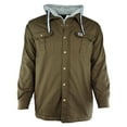 thumbnail image 1 of Buffalo Outdoors Canvas Hooded Bib Work Jacket Brown, 1 of 4