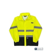Buffalo Outdoors Class 2 Hi Vis Safety Hooded Rain Shell