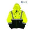 thumbnail image 1 of Buffalo Outdoors Men's Safety Hi-Vis Full Zip Hoodie Sweatshirt, 1 of 4