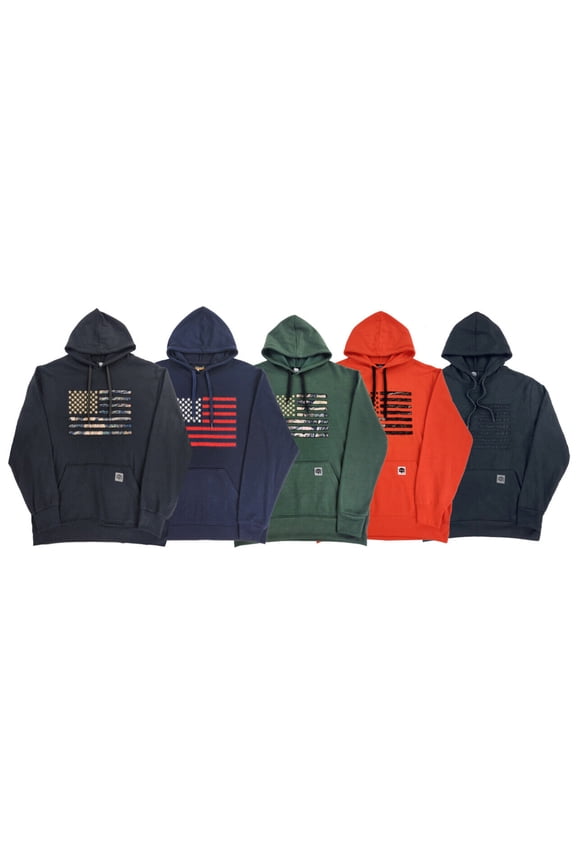 ® Workwear American Flag Hooded Sweatshirt