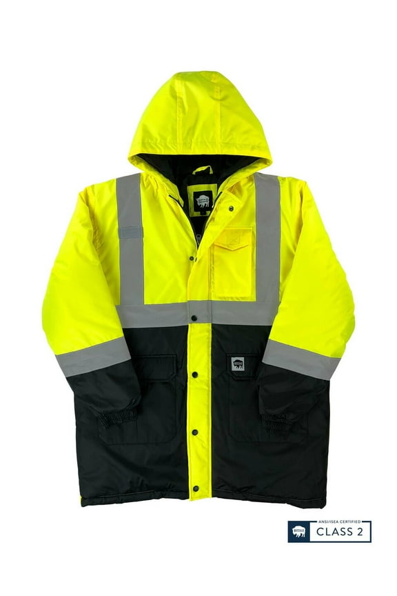 ® Workwear Class 2 Hi Vis Safety Winter Parka