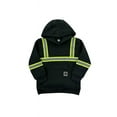 thumbnail image 1 of Buffalo Outdoors® Workwear Kid's Black Reflective Safety Hoodie, 1 of 3